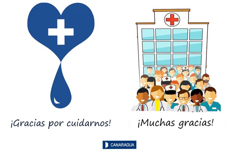 ¿Gracias por cuidarnos!,  ¡Muchas gracias!,  CANARAGUA